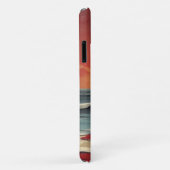 ヴィンテージレトロサンセットシーショア Case-Mate iPhoneケース (裏面/右)