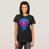 ヴィンテージレトロサンセット Tシャツ (正面フル)