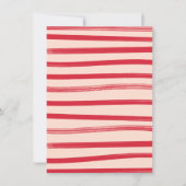 ヴィンテージレトロサンタクリスマスパーティー 招待状 (裏面)