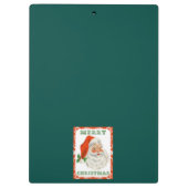 ヴィンテージレトロサンタクロース クリップボード (裏面)