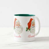 ヴィンテージレトロサンタクロース ツートーンマグカップ (正面右)