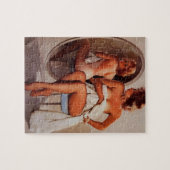 ヴィンテージレトロサンタンピンナップ ジグソーパズル (横)