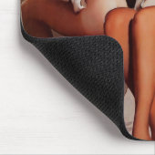 ヴィンテージレトロサンタンピンナップ マウスパッド (コーナー)