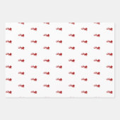 ヴィンテージレトロサンタ&トナディラッピング紙 ラッピングペーパーシート (正面2)