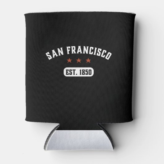 ヴィンテージレトロサンフランシスコシティカリフォルニアアメリカ 缶クーラー (正面)