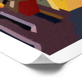 ヴィンテージレトロサンフランシスコ旅行 ポスター (角)