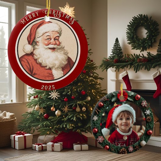 ヴィンテージレトロサン セラミックオーナメント