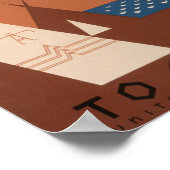 ヴィンテージレトロシーアメリカウェルカムトゥモンタナ ポスター (角)