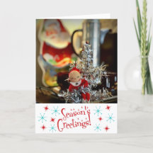 ヴィンテージレトロシーズングリーティングクリスマス