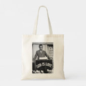 ヴィンテージレトロジェームス・ボールドウィン・ギフト映画ファン トートバッグ (裏面)