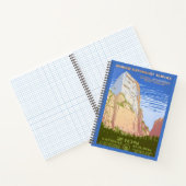 ヴィンテージレトロジオンナショナルパークトラベル ノートブック (内部)