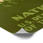 ヴィンテージレトロジオンナショナルパークトラベル ポスター (角)