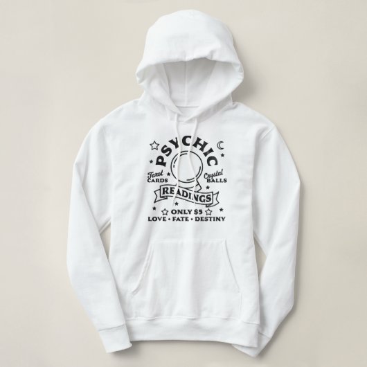 ヴィンテージレトロジプシーフォーチュンテラーサイキッ読クス パーカ (デザイン正面)