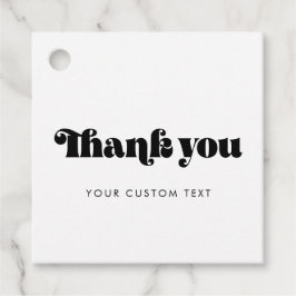 ヴィンテージレトロスクリプトありがとう フェイバータグ