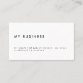 ヴィンテージレトロスクリプトアポイントメントリマインダーカード 予約カード (正面)