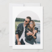 ヴィンテージレトロスクリプトブライダルシャワー 招待状 (裏面)