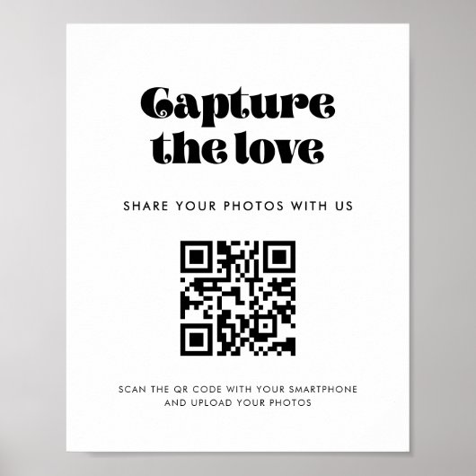 ヴィンテージレトロスクリプトラブサインをキャプチャ ポスター (正面)