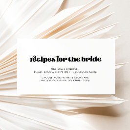 ヴィンテージレトロスクリプトレシピ要求カード エンクロージャーカード