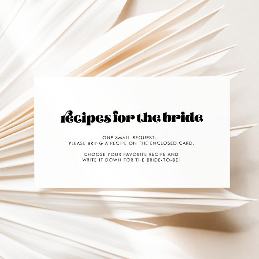 ヴィンテージレトロスクリプトレシピ要求カード エンクロージャーカード