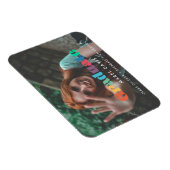 ヴィンテージレトロスクリプト写真の卒業 マグネット (右側)