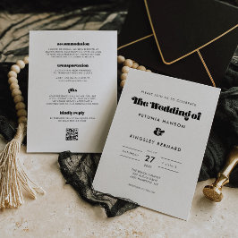 ヴィンテージレトロスクリプト結婚すべて 招待状