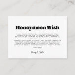 ヴィンテージレトロスクリプトhoneymoon wish エンクロージャーカード<br><div class="desc">レトロとヴィンテージを選結婚択する。まクラシックだモダントレンディーは全てのニーズに合う。簡単にカスタマイズでき、文字の色や背景を自由に変更できる。</div>