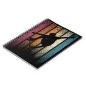 ヴィンテージレトロスケートボード ノートブック (左側)