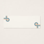 ヴィンテージレトロスタイルウェディングRSVPウェブサイトカード (裏面)