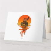 ヴィンテージレトロスタイルスプリント車レース カード (裏面)