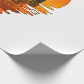 ヴィンテージレトロスタイルスプリント車レース ラッピングペーパー (角)