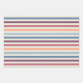 ヴィンテージレトロスタイルパターン、無料パック ラッピングペーパーシート (正面)