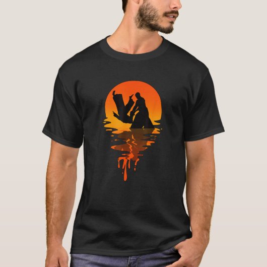ヴィンテージレトロスタイル八方堂Tシャツ Tシャツ (正面)