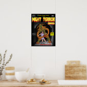 ヴィンテージレトロスタイル漫画ブックカバー ポスター (キッチン)