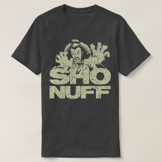 ヴィンテージレトロスタイルSHO NUFF 80S Tシャツ (デザイン正面)