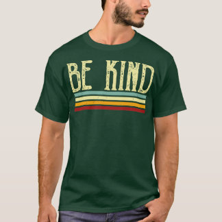 ヴィンテージレトロストライプは優しい Tシャツ