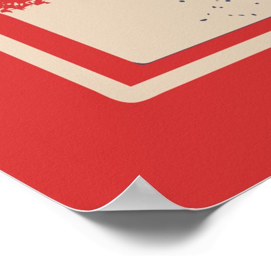 ヴィンテージレトロスフランスのキアルプスリゾートアヴォリアズ ポスター (角)