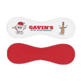 ヴィンテージレトロスポーツバースデーパーティパーソナライズされた 野球ボール (パネル)