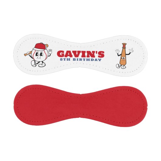 ヴィンテージレトロスポーツバースデーパーティパーソナライズされた 野球ボール (パネル)