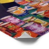 ヴィンテージレトロスーパーショッピング ポスター (角)