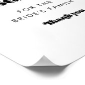 ヴィンテージレトロス結婚クリザーブドサイン ポスター (角)