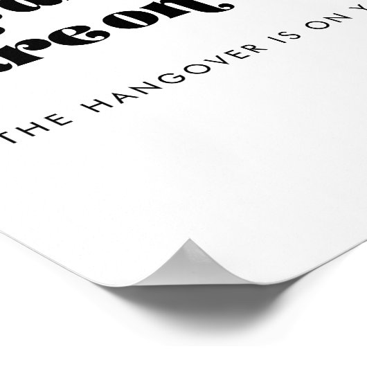 ヴィンテージレトロス結婚クリプトのオープンバー記号 ポスター (角)