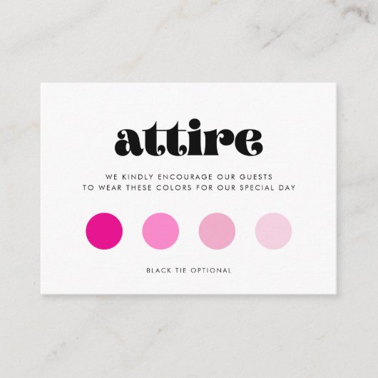 ヴィンテージレトロス結婚クリプトの服装 エンクロージャーカード (正面)