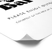 ヴィンテージレトロス結婚クリプトの葉巻バー記号 ポスター (角)