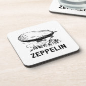 ヴィンテージレトロゼッペリン – 飛行船スケッチを読み取り コースター (左側)