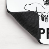 ヴィンテージレトロゼッペリン – 飛行船スケッチを読み取り マウスパッド (コーナー)