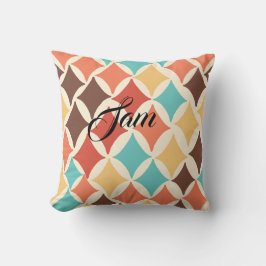 ヴィンテージレトロダイヤモンドの形状 クッション