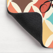 ヴィンテージレトロダイヤモンドの形状 マウスパッド (コーナー)