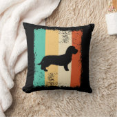 ヴィンテージレトロダックシュント金髪 クッション (ブランケット)