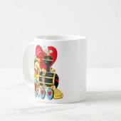 ヴィンテージレトロチョオセレクトミーバレンタインデー コーヒーマグカップ (正面左)