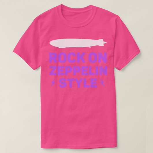 ヴィンテージレトロツェッペリンティー飛行船4 Tシャツ (デザイン正面)
